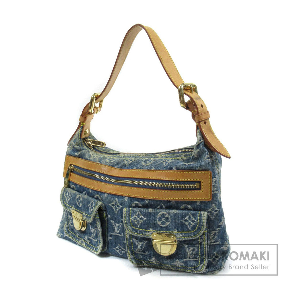 Louis Vuitton Baggy Shoulder Bag Monogram Denim